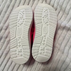 Hey Dude Women's Flats in White and Pink